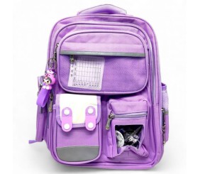 Рюкзак шкільний "Sanrio/Санріо. Kuromi/Куромі", 31×41×15 см (БУЗКОВИЙ)