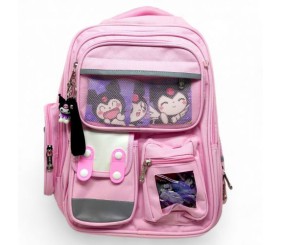 Рюкзак шкільний "Sanrio/Санріо. Kuromi/Куромі", 31×41×15 см (РОЖЕВИЙ)
