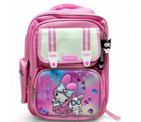 Рюкзак шкільний, 32×41×15 см (РОЖЕВИЙ)