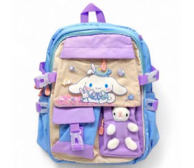 Рюкзак шкільний "Санріо. СІНАМОРОЛ" 44х30х20 см (БЛАКИТНИЙ)