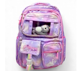 Рюкзак шкільний 30×46×17 см (БУЗКОВИЙ)