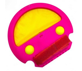 Пастка (кетчбол) з двома мʼячиками (РОЖЕВИЙ)