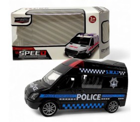 Машинка металева інерційна "Автобус" (ПОЛІЦІЯ)