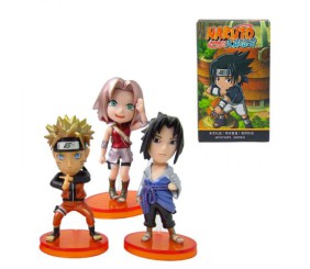 Фігурка героя "Аніме. Наруто / Naruto" ЦІНА ЗА 1 ШТ, (6шт у дисплей боксі)