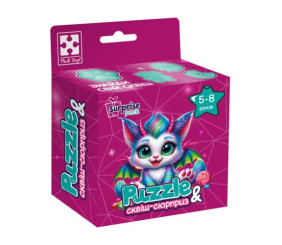 Гра розвиваюча пазли із сюрпризом "Кольоровий дракончик"