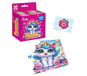 Гра розвиваюча пазли із сюрпризом "Котик-Єдиноріжка"