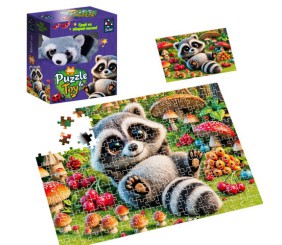 Пазли з мʼякою іграшкою "De.tail. ЄНОТИК" 260 деталей