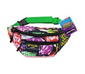 Сумка бананка "Черепашки-ніндзя. Графіті" 24х11 см