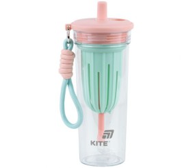 Стакан для води, 650 мл, рожево-зелений