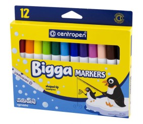 Фломастери 7650 Bigga, набір 12 шт.