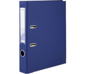 Папка-реєстратор двост. PP 5 cм, розібр, синя