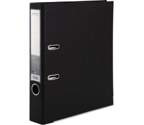 Папка-реєстратор двост, Prestige+ 5cм, роз,чорн