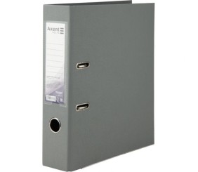 Папка-реєстратор двост. PP 7,5 cм, розібр, сіра