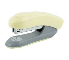 Степлер Welle-2 пласт., №24/6, 20 арк., Pastelini, жовтий