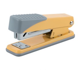 Степлер Exakt-2 метал.,№24/6, 25 арк.,Earth colors жовтий