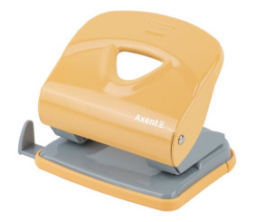 Діркопробивач Exakt-2 металевий, 30арк, Earth colors жовтий