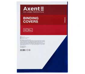 Обкладинка пластикова прозора А4 (50шт.), синя, 180мкм.