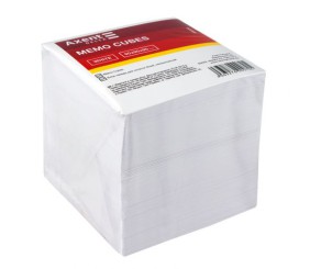 Папір для нотаток білий 90х90х90мм, непрок