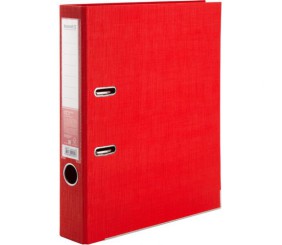 Папка-реєстратор двост, Prestige+ 5cм, роз, червона