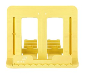 Підставка для книг, пластикова, жовта