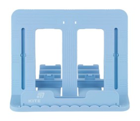 Підставка для книг, пластикова, блакитна