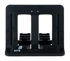 Підставка для книг, пластикова, чорна