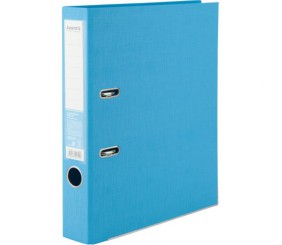 Папка-реєстратор двост, Prestige+ 5cм, роз, св-блакитна