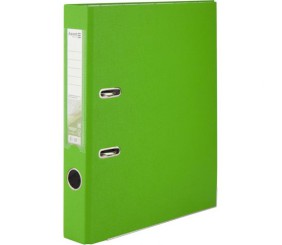 Папка-реєстратор одностор. PP 5 cм, розібр, салатова