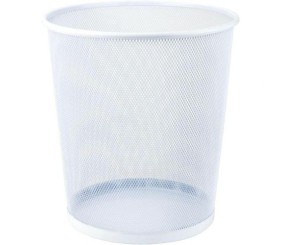 Корзина для паперу 260x280мм метал., біла