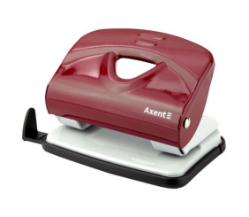 Діркопробивач Exakt-2 металевий, 20арк, червоний