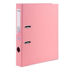 Папка-реєстратор двост. PP 5 cм, розібр, Pastelini, рожева