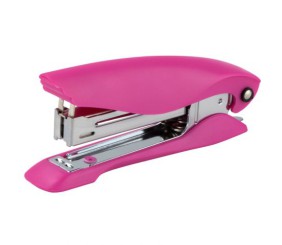 Степлер Ultra пласт., №10, 12 арк., рожевий
