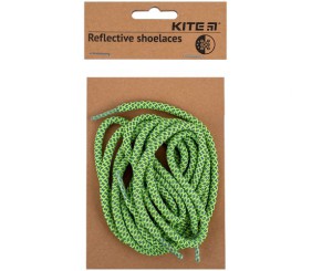 Шнурівки для взуття світловідбиваючі, салатовий