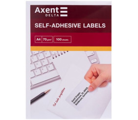 Етикетки з клейким шаром, 105*58- 10шт/л