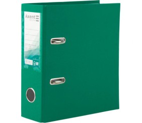 Папка-реєстратор А5 одностор. PP 7,5cм, роз, зелена