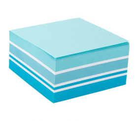 Блок паперу з клейким шаром75x75мм,400арк,паст.ас.блак. куб.