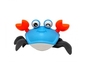 Краб (вбудований акумулятор, підсвічування, пісня, рухомі елементи, в коробці) (БЛАКИТНИЙ)