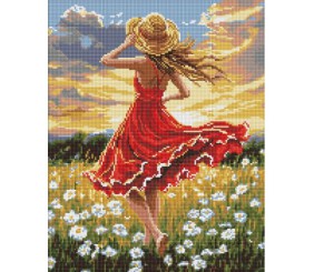 Алмазна мозаїка "ТАНЕЦЬ В ПОЛІ" 40х50см