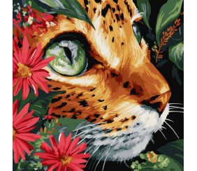 Набір для розпису по номерах "БЕЗДОННІ ОЧІ" 40Х40 СМ