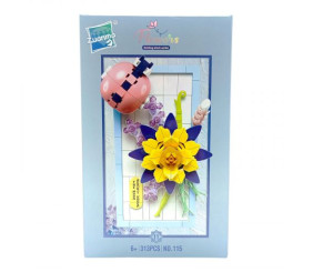 Конструктор “Картина з квіточками”, 313 деталей, в коробці