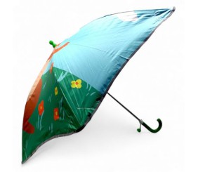 Парасолька тростина, поглиблений купол, світовідбиваючі смужки, свисток; висота - 66 см, діаметр купола - 77 см (ЗЕЛЕНА)