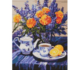 АЛМАЗНА МОЗАЇКА "ЛАВАНДОВА ГАРМОНІЯ" 40х50 см