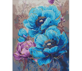 АЛМАЗНА МОЗАЇКА "СИМФОНІЯ КОЛЬОРІВ" 40х50 см