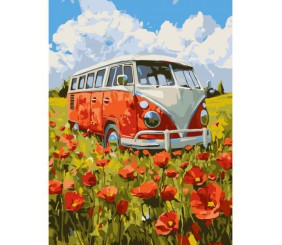 КАРТИНА ПО НОМЕРАХ "ПОДОРОЖ" 30Х40 СМ