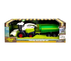 Комбайн з причепом (світло,звук) 40*14,5*13 см