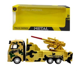 Військова техніка, металева кабіна (БЕЖИВА З ГАРМАТОЮ)