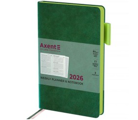 Щотижневик 2026 Partner Soft Muse, 125*195, зелений