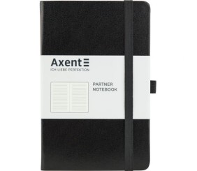 Книга записна Partner, 125*195, 96арк, лін, чорна