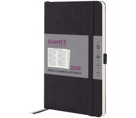 Щотижневик 2026 Partner Soft Skin, 125*195, чорний