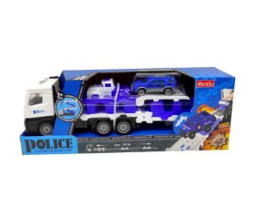 Автовоз "Поліція" з запуском в коробці (31*7*11,5 см)